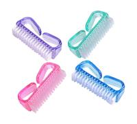 Nail Brushes For Cleaning - 4Pieces Nail Brush With Horn Shape Handle