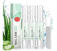 Nail Care Pen Lot de 3 Stylo de Soins à Ongles pour Hydrater et Renforcer les Ongles Gardez les Ongles des Mains et des Pieds Propres avec l'aloe vera, l'huile d'arbre à thé, Vitamine E