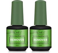 Nail Cleaner Degreaser, Semi-Permanent Nail Polish Remover, Remove Gel Nail Polish Quickly And Easily In 3 To 5 Minutes, Does Not Hurt Nails, Green 2 Pieces
