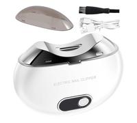 Nail Clipper Electric, Clipper électrique des ongles,Trimmer de l'ongle électrique portable rechargeable - LCD Digital Affichage Affichage de manucure réglable avec 3 vitesses et lumière pour les