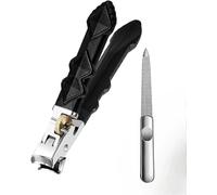 Nail Clippers, Fanyil Orthoclip Stainless Steel 2025 180° Wide Mouth Anti Splash Design Double Angled Flat Setup