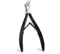Nail Clippers With Straight Blade,Toenail Clippers For Ingrown Toenails,Pointed Tip And Stainless Steel For Strong Nails (Black)