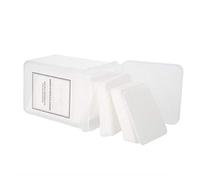 Nail Cotton Pad, Pad dissolvant de polissage 200Pcs / Set Nail Cotton Pad papier manucure polonais dissolvant de gel nettoyant lingette pad de coton non pelucheux