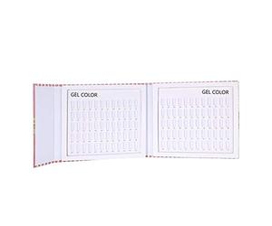Nail Couleur Affichage Graphique Livre Gel Couleur Affichage Carte Nail Art Montrant le Tableau Beau Salon Haut Statut Chambre Personnelle (Carton de couleur rayé)