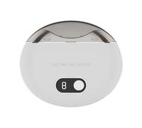 Nail Cutter, Electric Nail Trimmer, 3.5x2.95x1.37 Inches Rechargeable Tool for Adults, Finger Care, Home, Travel, Silent, Anti-Pinch, Digital Display, 3 Speeds, Abs Metal