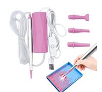 Nail Dotting Tool, Usb Electric Dotting Pen, 5.91 Inches Built in Vacuum Function & Precision Tip, Lightweight Fingertip Marker for Beginners, Adults, Children, Crafts