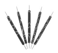 Nail Dotting Tools - 5-Piece Multi-Functional Manicure | Nail Crafting Pens for Dotting - for Hobbyists Professionals Beginners