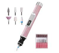 Nail Drill - 3 Speed Electric File, Rechargeable Callus Remover Feet | Portable Manucure Pédicure Kit for Toenail, Thick Nails, Salon & Home Use