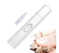 Nail Drill For Dogs, Quiet Electric Pet Nail Grinder, Rechargeable Cat & Puppy Claw Trimmer, Painless Paw Grooming Tool For Small Large Pets Ergonomic & Easy To Use 4.72x1.1x0.87 Inches