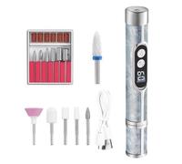 Nail Drill Professional - High Speed Digital Display, Nails Machine with Adjustable Speed, Manucure Drill, Lightweight Design, Nail Care Accessory for Home Salon Travel Toenail Fingernail Shaping