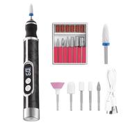 Nail Drill Professional, High Speed Digital Display Rechargeable, 5.16x0.91x0.91 inches Manicure Drill Nails Machine Material, Shaping Tool for Home and Salon, Gear for Polishing and Buffing