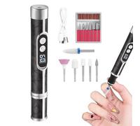Nail Drill Professional - High Speed Digital Display Tool, Rechargeable Manicure Drill with Precision Control, Nail Machine Kit, Salon Quality E-File, Portable Nails Care Device for Home Salon Travel