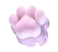 Nail Dust Brush - Cat Paw Powder Cleaner for Manicure | Soft Bristles Cute Shape with Lightweight Grip & Efficient Sweep Design for Salon Styling, Grooming Routine and Travel Kit