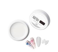 Nail Extension Builder Gel, Nail Gels Kit- Solid Gel Nail Glue, Clear Nude Pink Hard Gel Nails Extension Gel Set, For Beginners Diy Nail Art Manicure Set At Home (White)