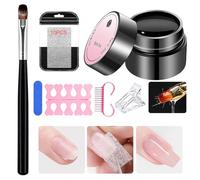 Nail File - Nail Repair Kit, Naiil Repair for Damaged Nails, 5g File Brush Tweezers, Repairs Gel for Nails, Broken Split Girls Manicure, Care, Daily Maintenance, Naill Repairs Kit Damaged Naill