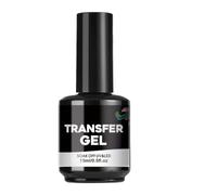 Nail Foil Transfer Gel - 15ml Adhesive Coating, Manicure Art Solution Pack