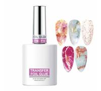 Nail Foil Transfer Glue Gel Long Lasting, Resin Cosmetics with Fine