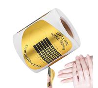 Nail Form Sticker - Horseshoe Shaped Gel Nail Forms, Nail Extension Forms with Numbers Marked - Nail Extension Tips for Tips, Nail Tape for Professional Use