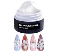 Nail Gel Builder, Nail Polish, Thick Hard Gel Formula, Strengthening Solution Sculpting Extensions, Ideal for Salon Practice Fashion Looks, NailEnhancer for Daily Use