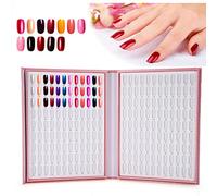 Nail Gel Color Display Chart - Grande capacité 216 Couleurs Affichage de Vernis à Ongles, Outils de Manucure Facile à Utiliser, Nail Art Blanc Montrant une étagère pour le Salon et à la Maison