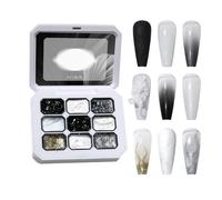Nail Gel Paint Palette | Long Lasting Gradient 9-Grid Cosmetics,Women Nail Sculpting Paint Gel Kit - for Home Salon Beginners Wedding Gathering Beach Travel Dating Commuting