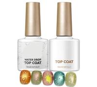 Nail Gel Top Coat - 3D Water Drop Gel Set Of 2 Bottles Glossy