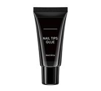 Nail Glue, Fast Drying Adhesive, Solid Manicure Tip Glue, Professional Nail Gel for Home Salon Beauty Christmas Party Wedding Daily Art Extension Repair Durable Strong Bond