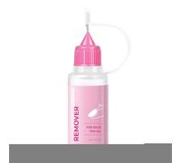 Nail Glue Remover, Press On Nails, Compact Reliable Easy Use Lightweight Quick Dissolve Skin Safe Gentle Multipurpose, Base Coat Remover for Women Salon Repair, 15Ml, Pink