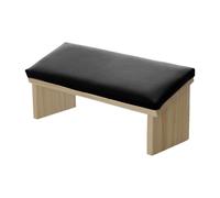 Nail Hand Rest - Ergonomic PU Leather Wooden Manucure Hand Resst In Bevel
