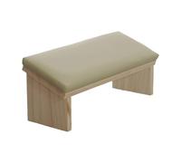 Nail Hand Rest - Manicure Arm Cushion, PU Leather Stand | 30.5×10.6×12.8cm Bevel Support Pad, Comfortable Wooden Base Design, Stable Accessory For Home Salon Work