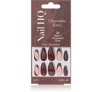 Nail HQ Almond Faux ongles Chocolate Envy 24 pcs