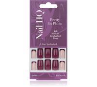Nail HQ Pretty In Plum Square Nails