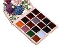 Nail Jelly Gel Polish Palette, 16-Color Solid Gel Kit, Smooth Long-Lasting Finish, Compact Travel-Friendly Design, Long-Lasting Radiance, Multiple Colors, 22.4g