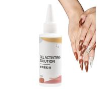 Nail Lacquer Thinner - 60ml Strengthener Base Coat With Dropper