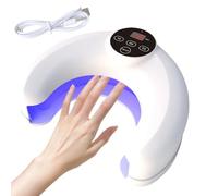 Nail Lamp - Fingernail Lamps, UV LED Smart Sensor Adjustable Rechargeable Lamp, Three Levels Gel Polish Dryer Light | For Girls Women Girlfriend Wife Beginners Home Salon
