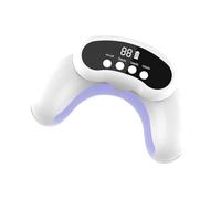 Nail Lamp, Gel Nail Polish UV LED Lamp, Quick Curing Folding Light, Home Salon Tool, Perfect for Sisters, Mothers, Girlfriends, Ideal for Finger and Manicures, 20.8x8.1x12.2cm