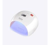 Nail Lamp Lampe UV LED pour Ongles 72 W Grand Espace Sèche-Ongles ABS Anti-Chute Lumière des Ongles Capteur Intelligent Machine De Photothérapie pour Tous Les Ongles Colle Séchage Rapide,Blanc,Out