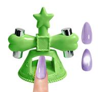 Nail Magnet Tool Automatic Rotating 2.24x2.24x2Cute Skirt Design Glass Bead | Gel Nail Magnet For Home Salon Studio 2.24x2.24x2.64 Inches Design Creation Practice Beginners Women Girls