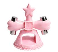 Nail Magnet Tool Automatic Rotating 2.24x2.24x2Cute Skirt Design Glass Bead | Gel Nail Magnet For Home Salon Studio 2.24x2.24x2.64 Inches Design Creation Practice Beginners Women Girls