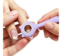 Nail Magnet Wand Pen - Portable Magnet Tool, Flexible Circle, Hollow Circular Stick Creating Velvet Shimmer | Compact Cosmetic Design Accessory for Female Beginners for Salon Mani