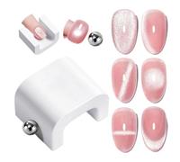 Nail Magnet, Wide Opening Automatic Magnetic Nail Gel Tool, Glitter Gel | Nail Magnet, Wide Opening Automatic Magnetic Design, Helps Create Decorative Effects with Magnetic Nail Gel