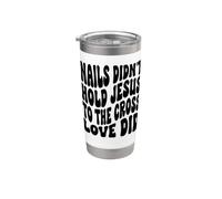 Nail n'a pas célébré le dimanche de la Bonne Résurrection de Jesus Christian Gobelet isotherme en acier inoxydable double paroi