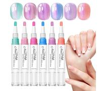 Nail Paint Pens - 6-Color High Shine Quick Dry Long Lasting | No UV Lamp