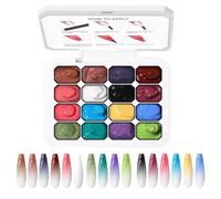 Nail Painting Gel, 16 Color Gradient Nail Artz Gel Set