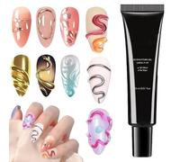 Nail - Pâte de manucure de sculpture 3D, gel d'art d'ongle à longue usure à longs usages | Extension créative pour les ongles de style salon bricol