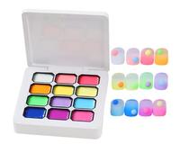 Nail Patting 12 couleurs Dégradé Manucure Patting Paint | Flacon de vernis à ongles de 30 ml - Convient pour les femmes - Pour la maison, le salon et les applications de stamping
