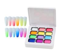 Nail Patting Vernis à ongles 12 couleurs pour débutants avec | Flacon de vernis à ongles de 30 ml - Convient pour les femmes - Pour la maison, le salon et les applications de stamping