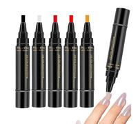 Nail Pens - 6pcs 8ML | Nail Paint Pen Set, Fast Drying Manicure Coloring Tools, Long Wear Nails Art Markers For Women Teens Party Styling | Beauty Care