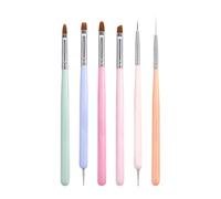 Nail Pens, Gel Carving Brushes, 43g Double Headed Manicure Tools, Portable Rhinestone Picker Set, Professional Salon Kit for Women, Daily Use, Travel, Home, Studios