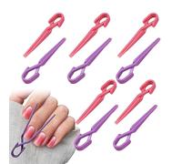 Nail Polish Finger Protector - Anti-Slip Clip Protector, 10X Art Polishing Clips | Multifunctional Accessories for Painting, Manicure, DIY Design, Salon Use, Home Care Tool